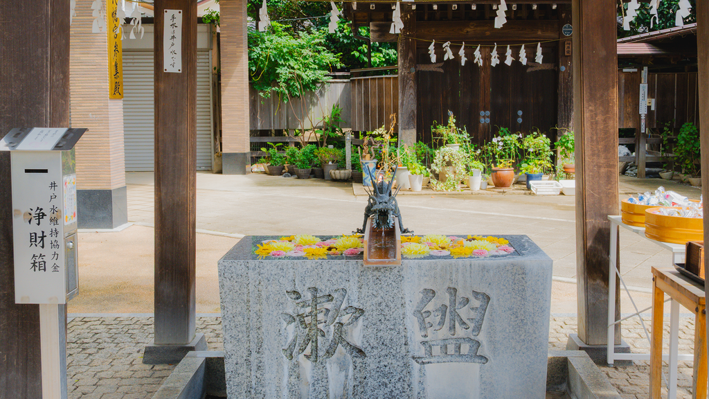What Is a Goshuin? A Beginner’s Guide to Japan’s Shrine & Temple Seals Chozuya purification fountain at Kawagoe Hachimangu in Kawagoe, Saitama